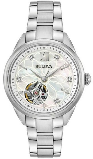 Reloj de pulso Bulova dama Gris  96P181
