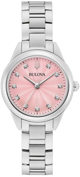 Reloj de pulso Bulova dama rosa  96P249