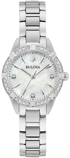 Reloj de pulso Bulova dama Blanco  96R253