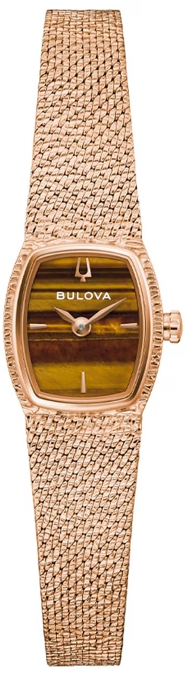 Reloj de pulso Bulova Dama Marrón  97L185