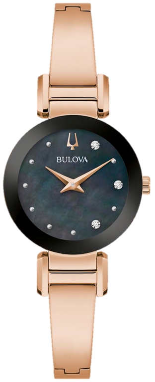 Reloj de pulso Bulova dama Negro Ma 97P163