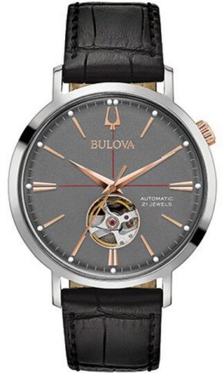 Reloj de pulso Bulova caballero Gri 98A187