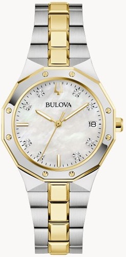 Reloj de pulso Bulova dama Gris  98P234