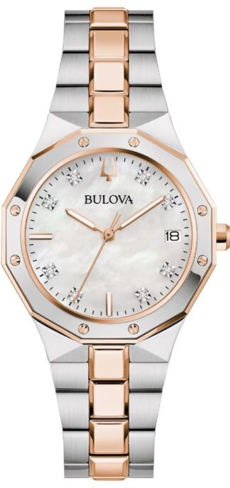 Reloj de pulso Bulova dama Gris  98P235