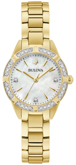 Reloj de pulso Bulova dama Blanco  98R297