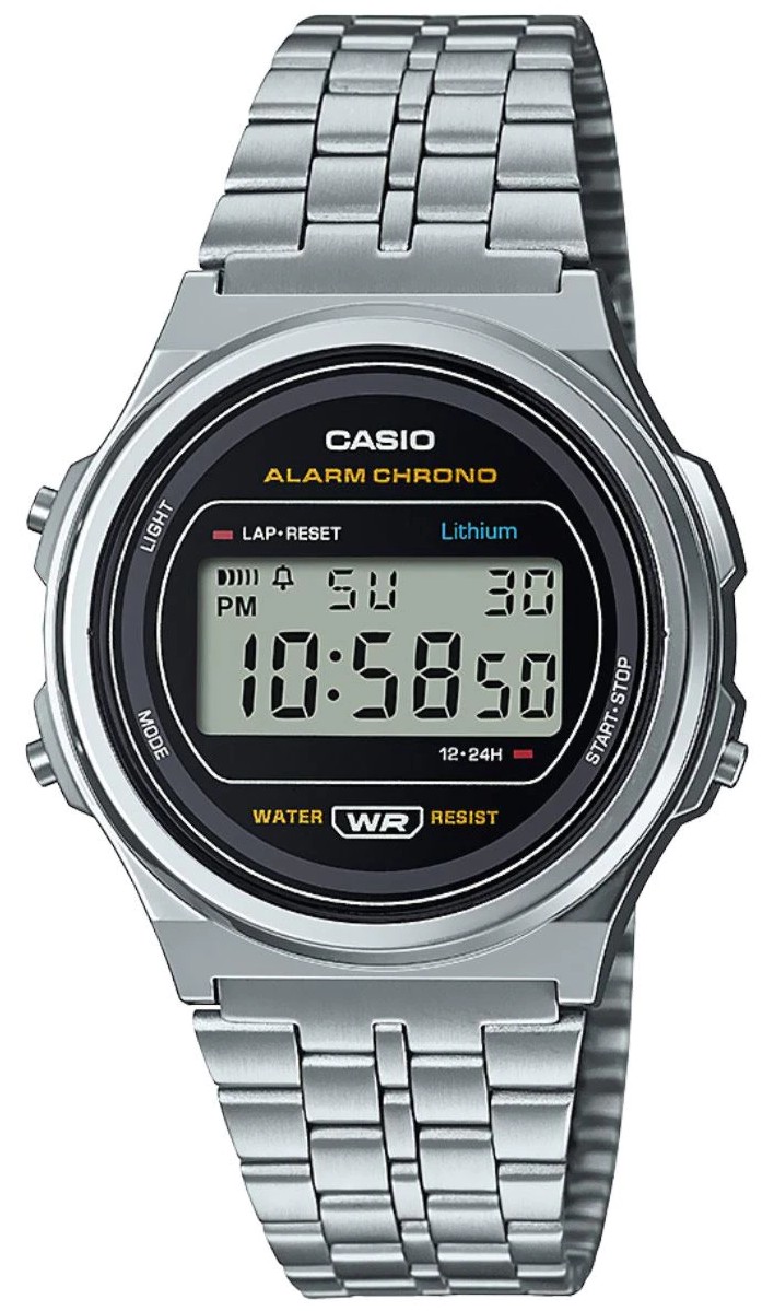 Reloj de pulso Casio unisex Negro A-171WE-1ACF