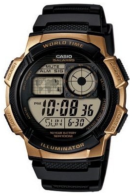 Reloj de pulso Casio caballero Negr AE-1000W-1A3VC