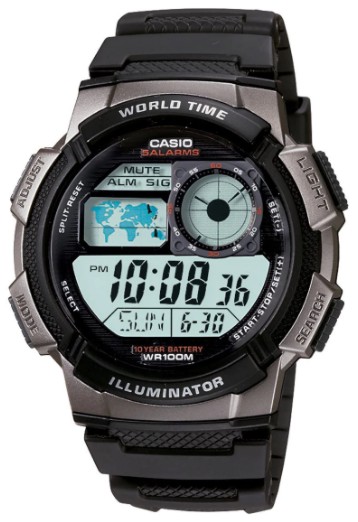 Reloj de pulso Casio caballero Negr AE-1000W-1BVCF