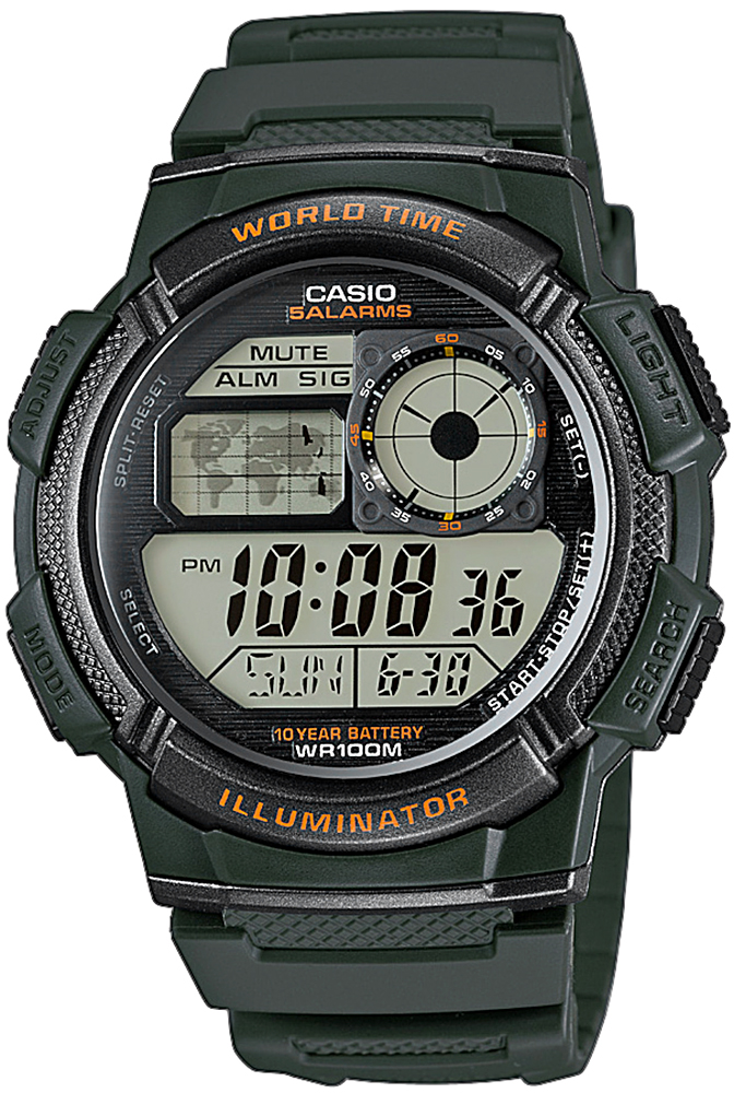 Reloj de pulso Casio caballero Negr AE-1000W-3AVCF