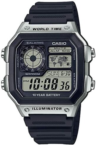 Reloj de pulso Casio unisex Negro  AE-1200WH-1CVC