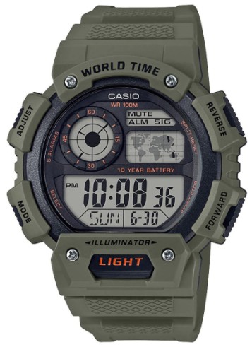 Reloj de pulso Casio caballero Negr AE-1400WH-3AVC