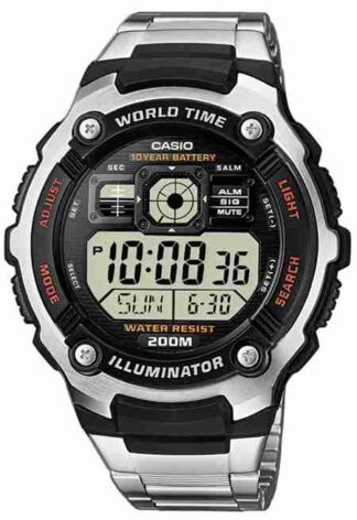 Reloj de pulso Casio caballero Negr AE-2000WD-1AVC