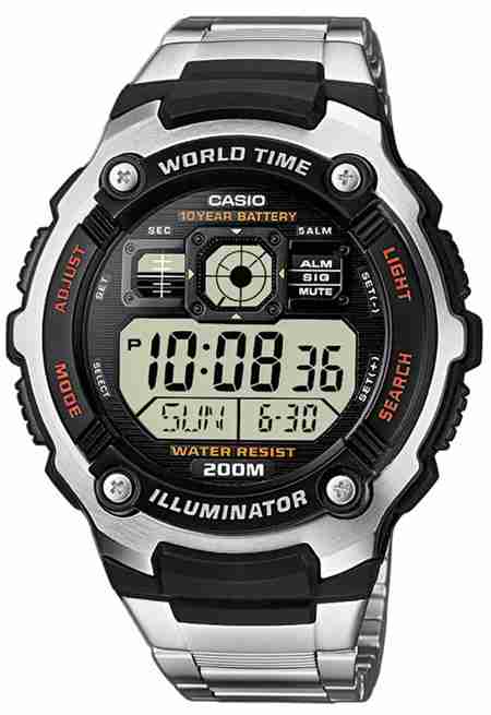 Reloj de pulso Casio caballero Negr AE-2000WD-1AVC