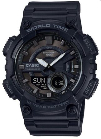 Reloj de pulso Casio caballero Negr AEQ-110W-1BVCF
