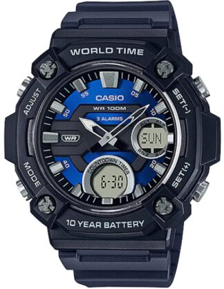 Reloj de pulso Casio caballero Azul AEQ-120W-2AVCF
