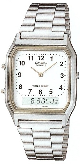 Reloj de pulso Casio caballero Blan AQ-230A-7BHDF
