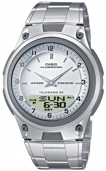Reloj de pulso Casio caballero Gris AW-80D-7AVCF