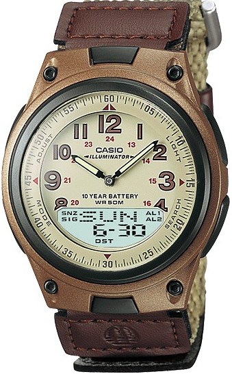 Reloj de pulso Casio caballero Beig AW-80V-5BVCF