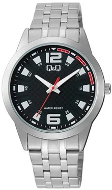 Reloj de Pulso Q&Q Caballero Negro  C00A-015P