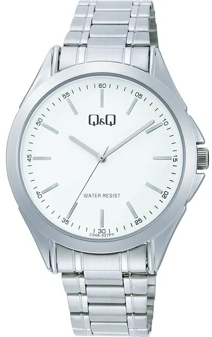 Reloj de pulso Q&Q caballero Blanco C04A-027P