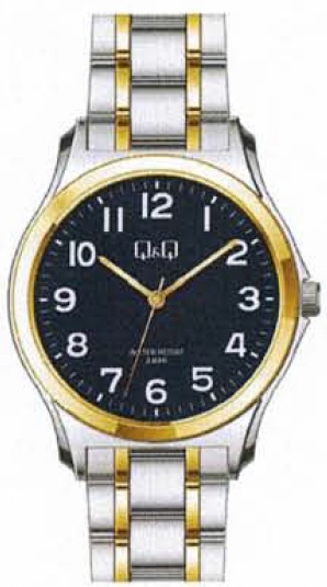 Reloj de pulso Q&Q caballero Negro  C06A-502P