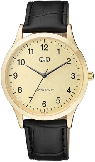 Reloj de Pulso Q&Q caballero Dorado C08A-014P