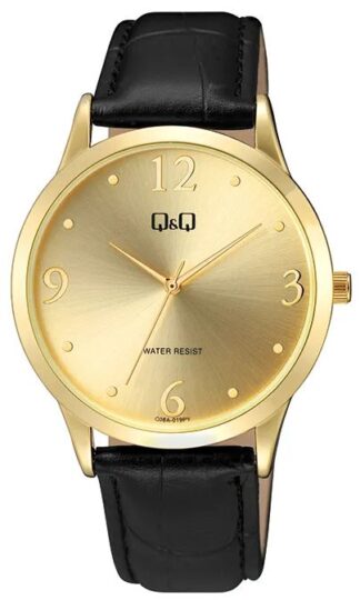 Reloj de pulso Q&Q caballero Dorado C08A-019P