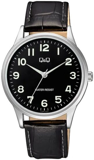 Reloj de Pulso Q&Q caballero Negro  C10A-012P