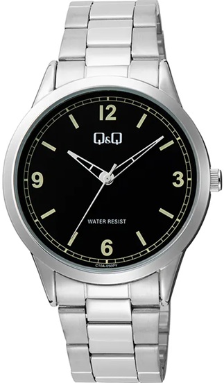 Reloj de Pulso Q&Q Caballero Negro  C10A-050P