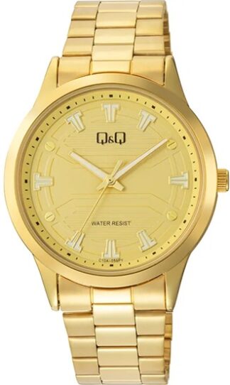 Reloj de Pulso Q&Q Caballero Dorado C10A-059P