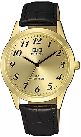 Reloj de Pulso Q&Q caballero Dorado C152J103