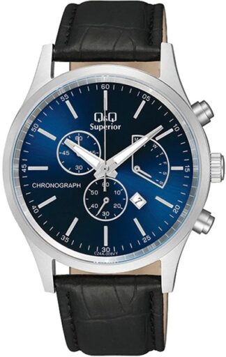 Reloj de Pulso Q&Q Caballero Azul  C24A-008P