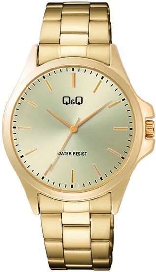 Reloj de Pulso Q&Q Caballero Dorado C36A-002P