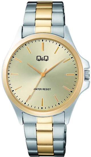 Reloj de Pulso Q&Q Caballero Dorado C36A-008P