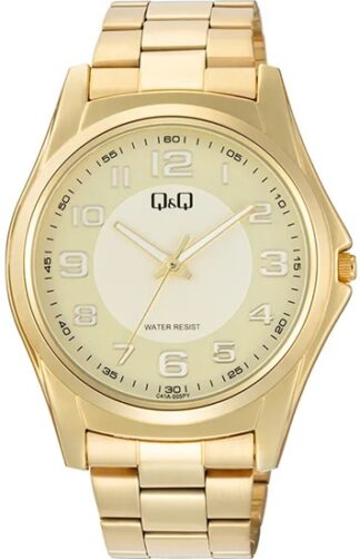 Reloj de Pulso Q&Q Caballero Dorado C41A-005P
