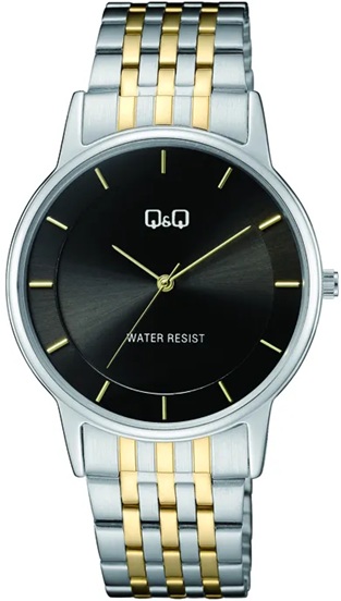 Reloj de Pulso Q&Q Caballero Negro  C62A-002P