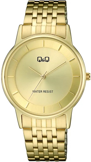 Reloj de Pulso Q&Q Caballero Dorado C62A-003P