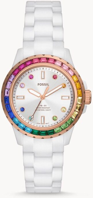Reloj de pulso Fossil dama Gris  CE1129