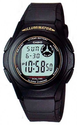 Reloj de pulso Casio caballero Negr F-200W-9ADF