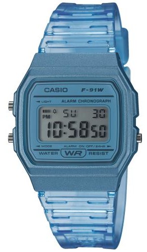 Reloj de pulso Casio unisex Gris  F-91WS-2CF