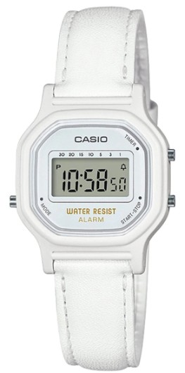 Reloj de pulso Casio dama Blanco  LA-11WL-7ACF