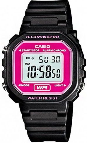 Reloj de pulso Casio dama rosa  LA-20WH-4ACF