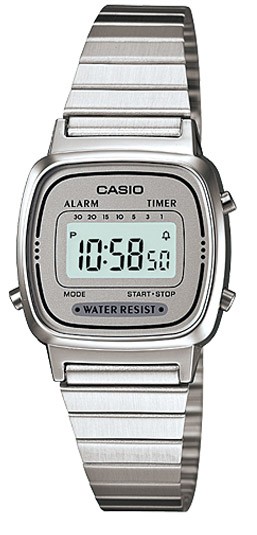 Reloj de pulso Casio dama Gris  LA-670WA-7D