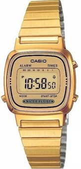 Reloj de pulso Casio dama Dorado  LA-670WGA-9D