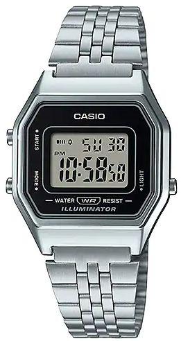 Reloj de pulso Casio dama Negro  LA-680WA-1DF
