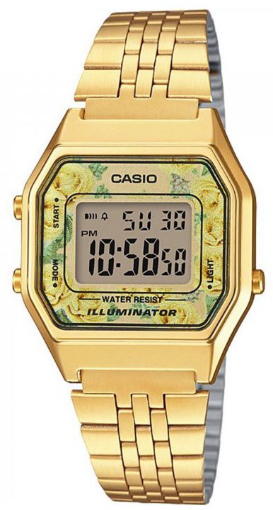 Reloj de pulso Casio dama Dorado LA-680WGA-9CDF