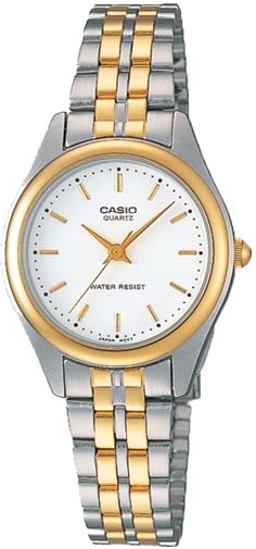 Reloj de pulso Casio dama Blanco  LTP-1129G-7ARD