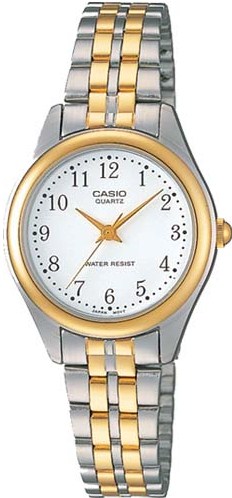 Reloj de pulso Casio dama Blanco  LTP-1129G-7BRD