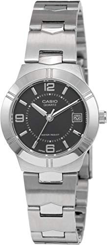 Reloj de pulso Casio dama Negro  LTP-1241D-1ADF