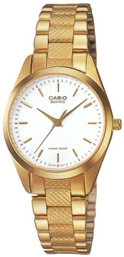 Reloj de pulso Casio dama Blanco  LTP-1274G-7A